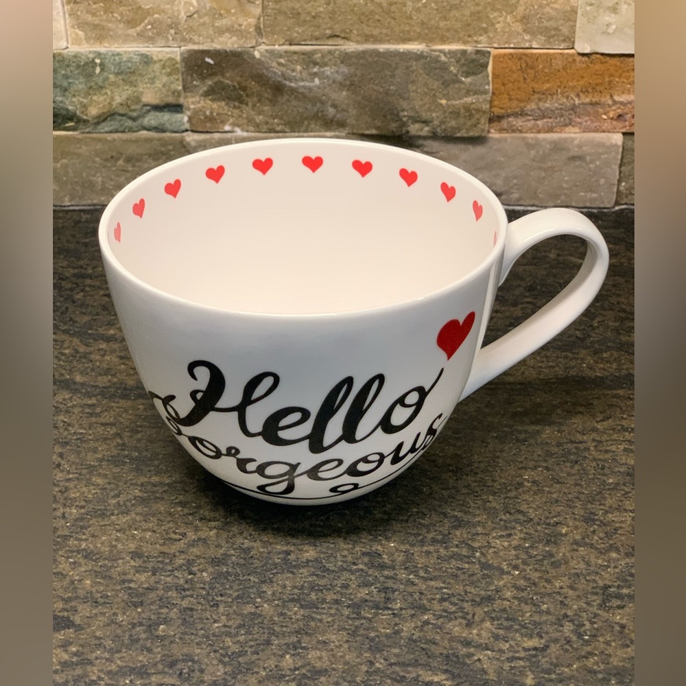 PORTOBELLO | Hello Gorgeous Bone China | Latte Mug